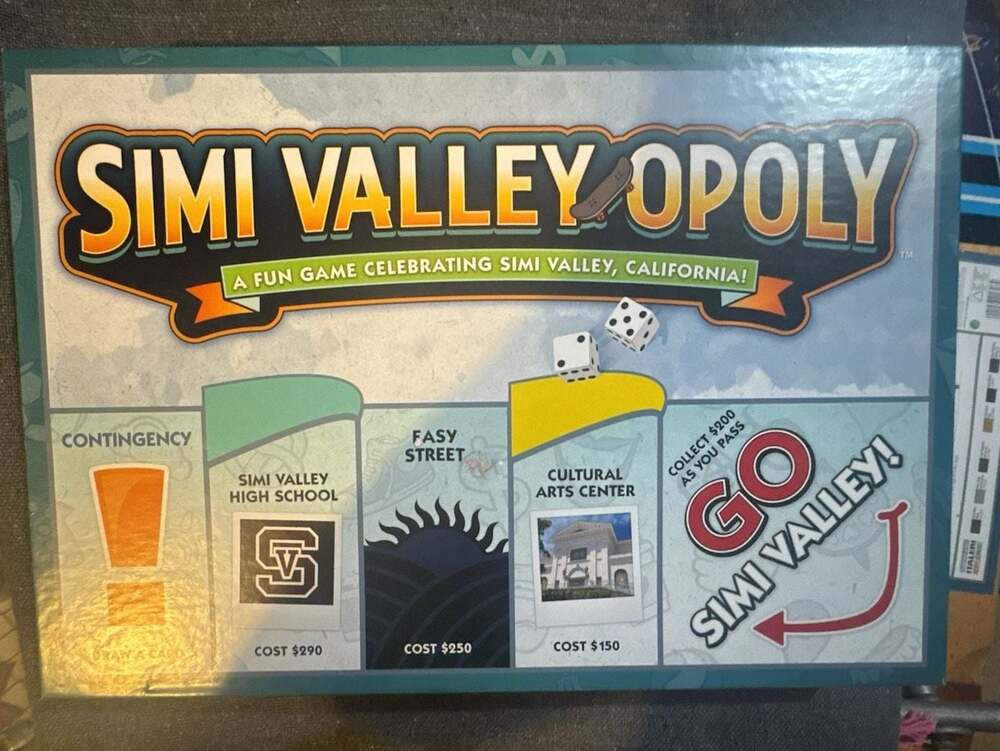 Late for the Sky Simi Valley-Opoly Board Game